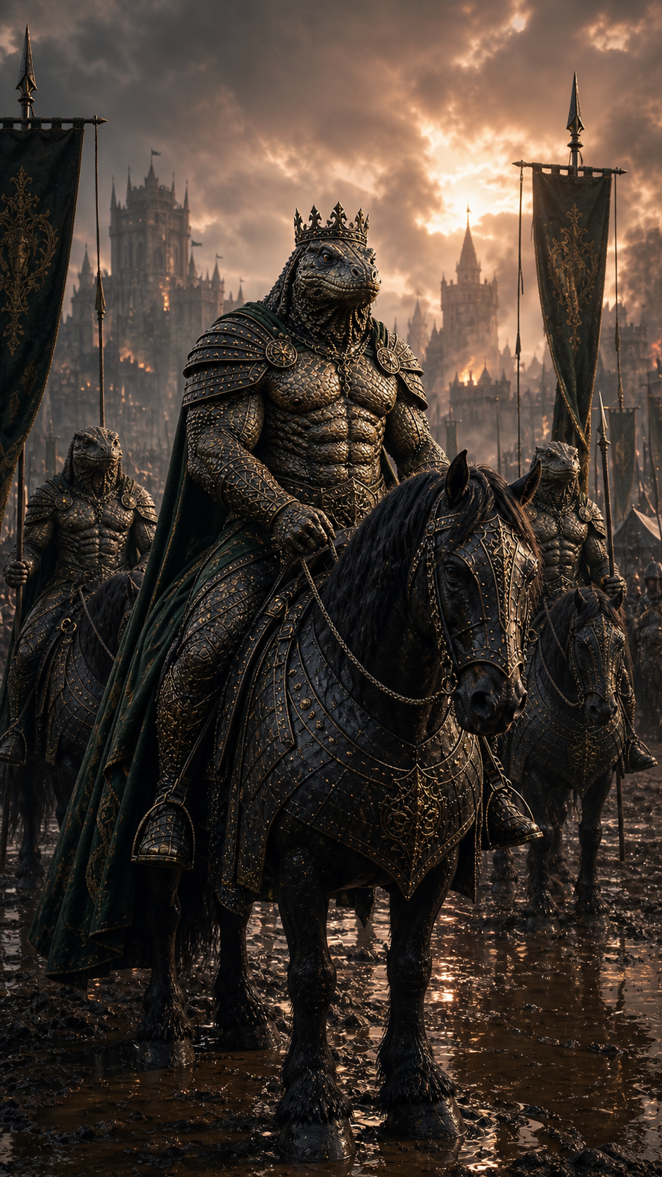 The Komodo Dragon War Monarch's Ride supporting artwork