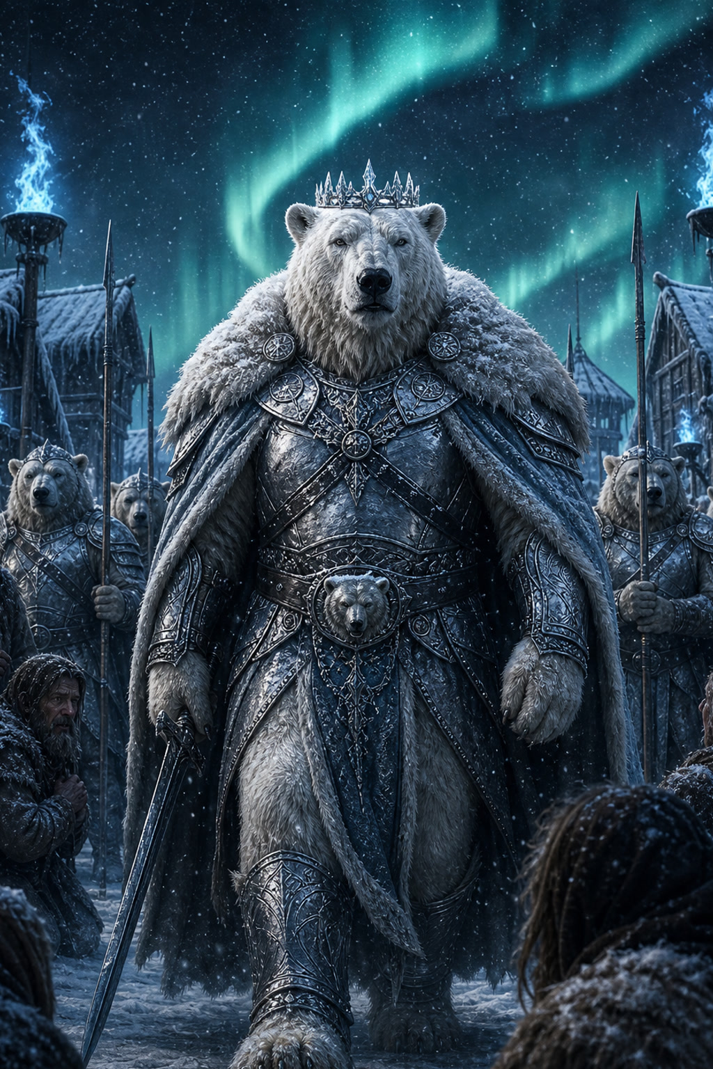 Through ice, storm, and endless night, the Polar King sails beneath the cover