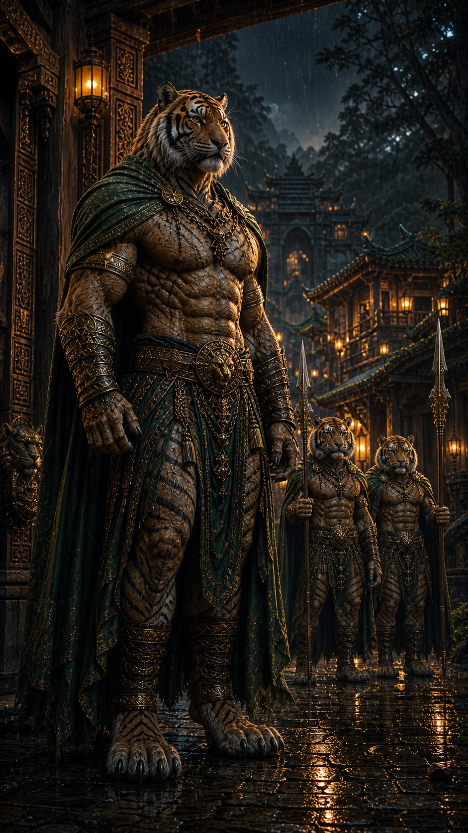 The Tiger Monarch of the Rain Gate supporting artwork